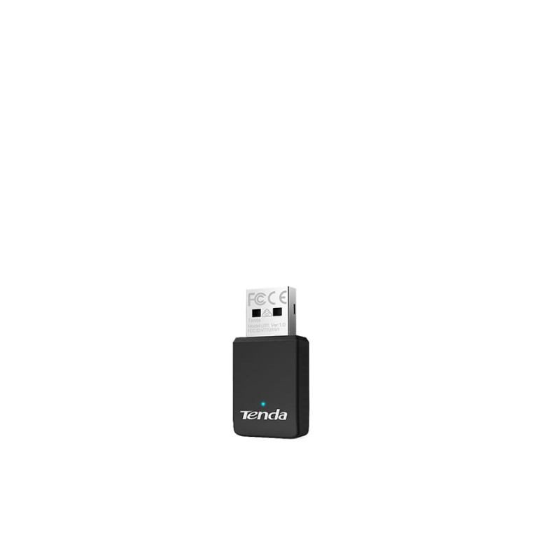 Adattatore wireless usb tenda u11 dongle wifi 6 600mbps nero [u11]