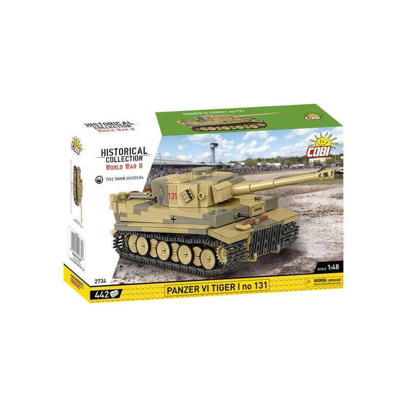 Set di costruzione cobi blocks panzer vi tiger i n.131 1:35 beige