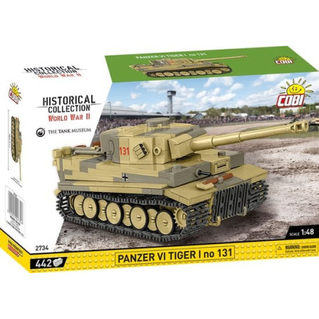 Set di costruzione cobi blocks panzer vi tiger i n.131 1:35 beige