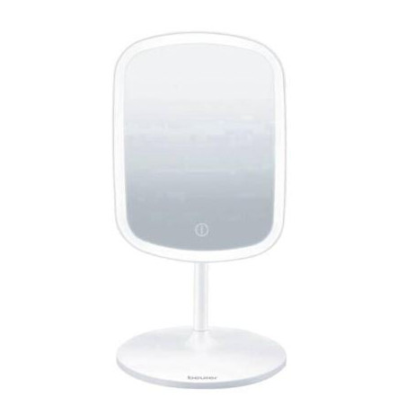 Specchio trucco beurer bs 47 cosmetico con luci led usb-c bianco