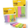 Segnapagina post-it 300 fogli 671-3 3 colori 25x76mm [36339.]