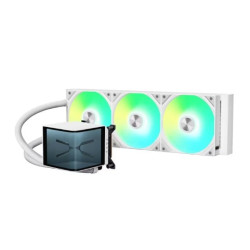 Dissipatore cpu a liquido aio tryx panorama 360 argb aio 360mm bianco