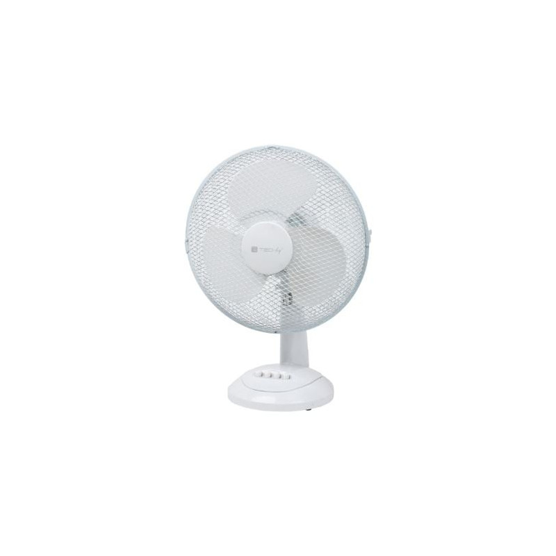 Ventilatore techly rotante da tavolo 3 velocitÃ  40w bianco