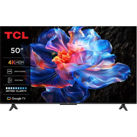 Tv led 50" tcl 50p61k 4k 3840x2160p smart tv classe e nero [50p61k]