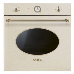 Forno ad incasso smeg sf68c1avo ventilato 60cm 70l a 1200w crema