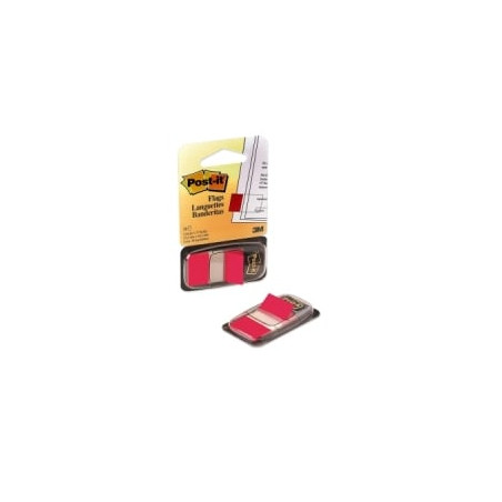 Segnapagina post-it 50 fogli 680-1 rosso 25.4x43.6mm [7370]