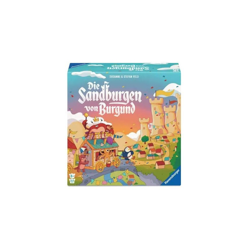Gioco da tavolo ravensburger castelli di sabbia borgogna per bambini