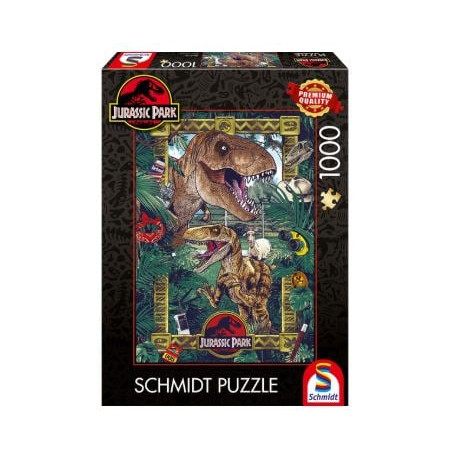 Puzzle schmidt jurassic park l'era dei dinosauri 49.3x69.3cm