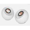 Altoparlante pc creative labs pebble pro usb-a/c bluetooth bianco