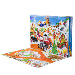 Giocattolo mattel hot wheels calendario dell'avvento multicolore