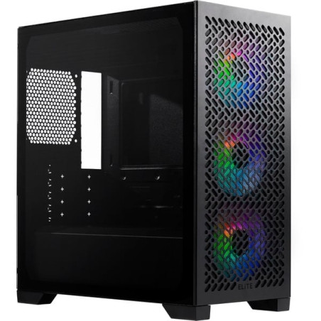 Case cooler master elite 302 mini-tower microatx nero [e302-kgnn-s00]
