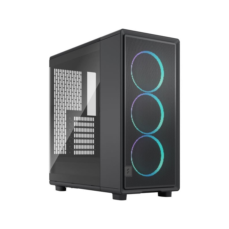 Case fractal design epoch tg rgb midi-tower atx nero [fd-c-epo1a-04]