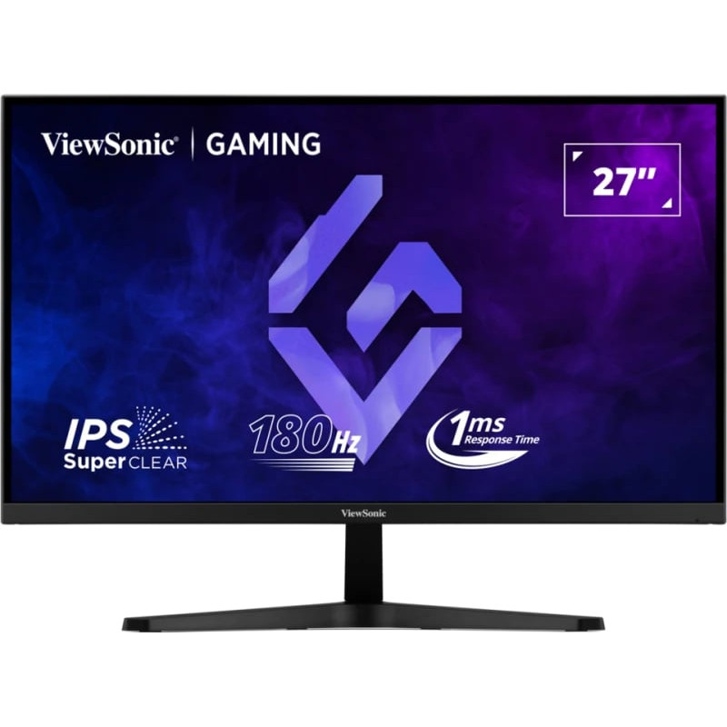 Monitor led 27" viewsonic full hd 1920x1080 1ms classe e nero