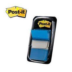 Segnapagina post-it 50 fogli 680-2 blu 25.4x43.6mm [7356]