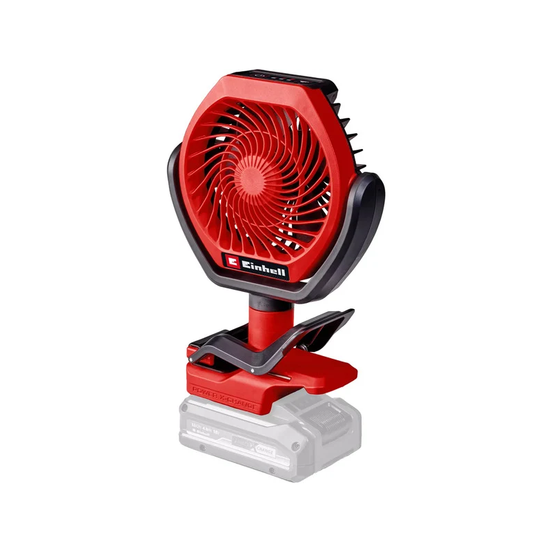 Ventilatore einhell gc-cf 18/110 li-solo 18v rosso/nero [3408061]