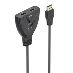 Splitter hdmi hama 4k 2 connessioni hdmi e 1 spina hdmi nero