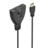 Splitter hdmi hama 4k 2 connessioni hdmi e 1 spina hdmi nero
