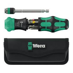 Set di inserti wera per cacciavite wera nero/verde 6pz [05051516001]