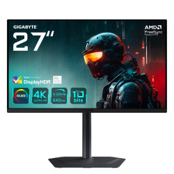 Monitor led 27'' gigabyte mo27u2 4k uhd 3840x2160/0.03ms/classe