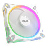 Ventola per case asus prime mr120 argb fan 120mm bianco [90da00i3-b09000]