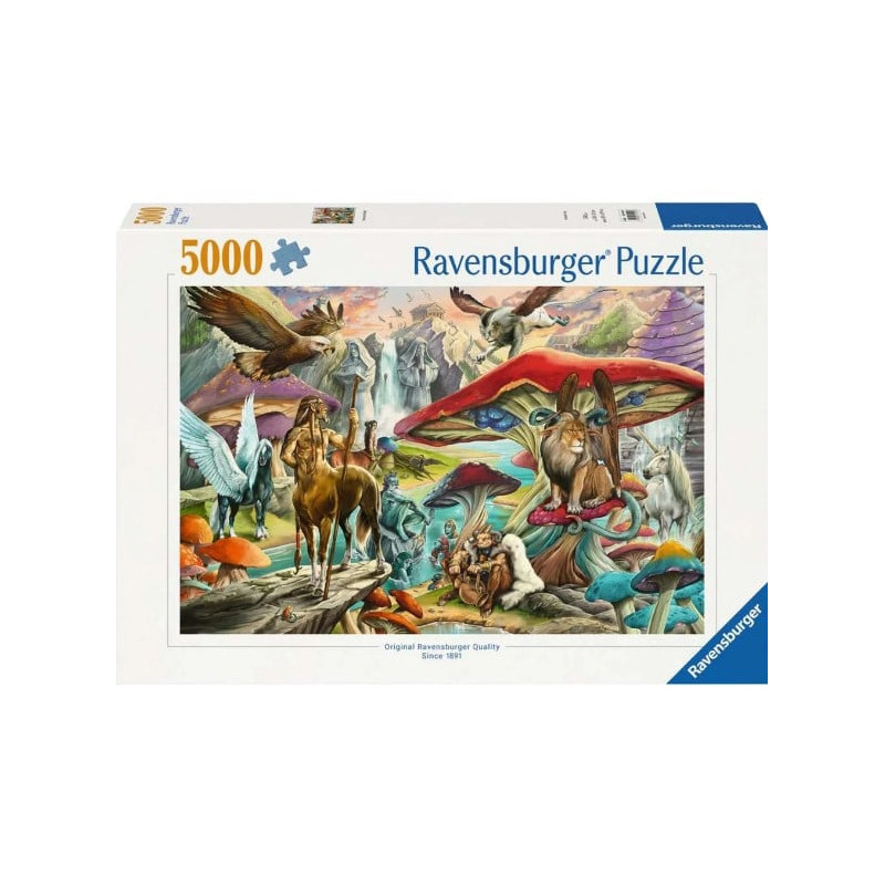 Puzzle ravensburger funghi e miti 153x101cm 5000pz [12001421]