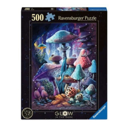 Puzzle ravensburger glow in the dark funghi al chiaro di luna 3.7x29.5x23.1cm