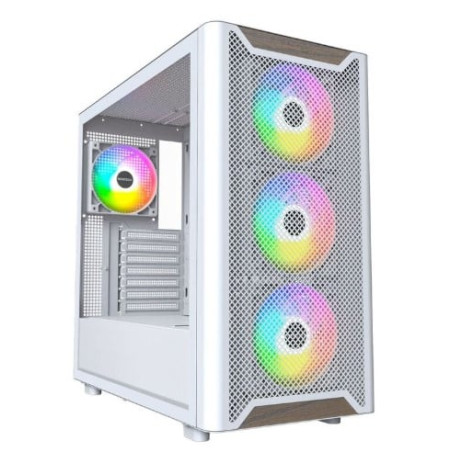 Case montech midi-tower atx 48l bianco