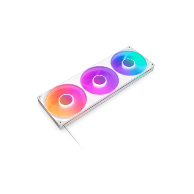 Ventola nzxt f420 rgb core 420mm bianco 3pz [rf-u42hf-w1]
