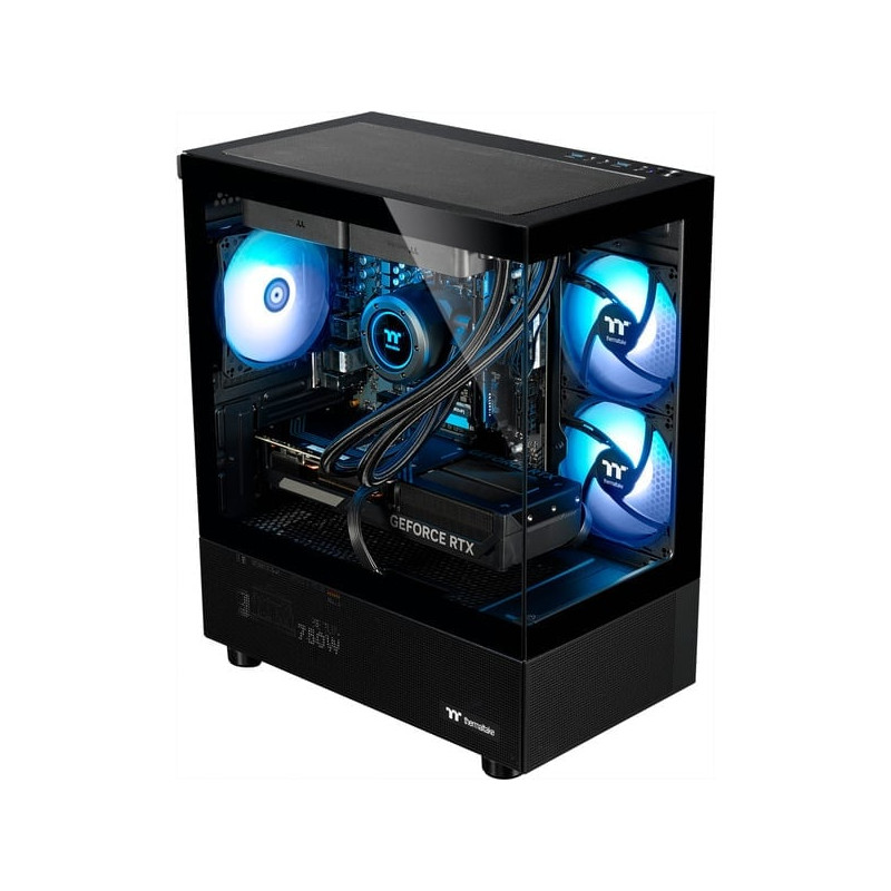 Pc thermaltake ftw rtx 5070 gaming r5-7600x3d/32gb/1tb ssd/w11/nero