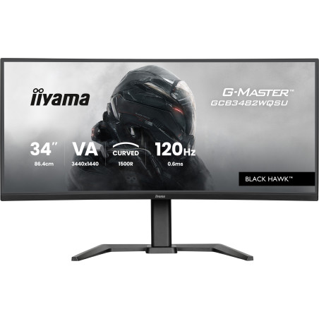 Monitor led 34'' iiyama g-master gcb3482wqsu-b1 da