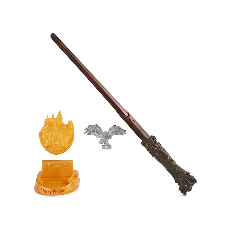 Gioco di ruolo spin master wizarding world bacchetta autentica di