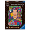 Puzzle ravensburger wooden frida kahlo in legno 300pz [12001540]