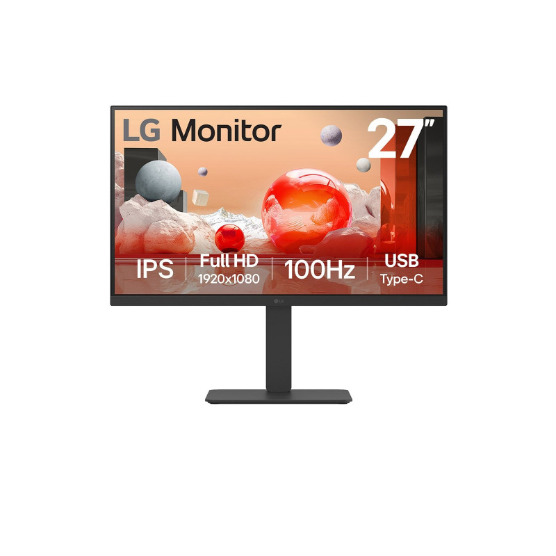 Monitor led 27" lg full hd 1920x1080 5ms classe d nero [27ba750-b.aeu]