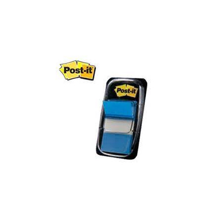 Segnapagina post-it 50 fogli 680-23 blu vivace 25.4x43.6mm