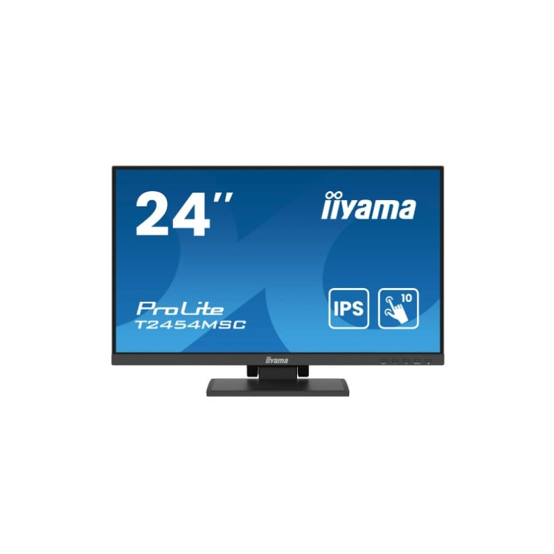 Monitor led 24'' iiyama prolite t2454msc-b2ag touchscreen