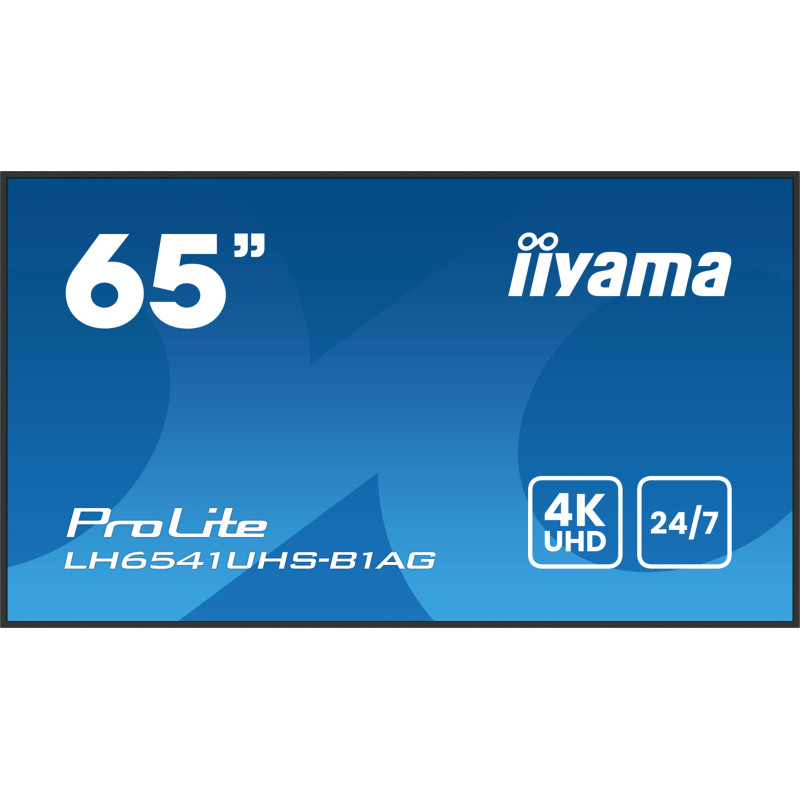 Monitor digital signage led 65'' iiyama prolite lh6541uhs-b1ag