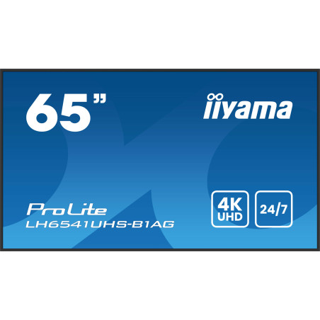 Monitor digital signage led 65'' iiyama prolite lh6541uhs-b1ag