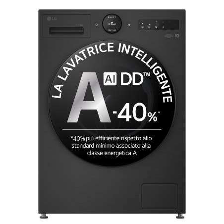Lavatrice lg f4x7013tbb serie x7 libera installazione caricamento
