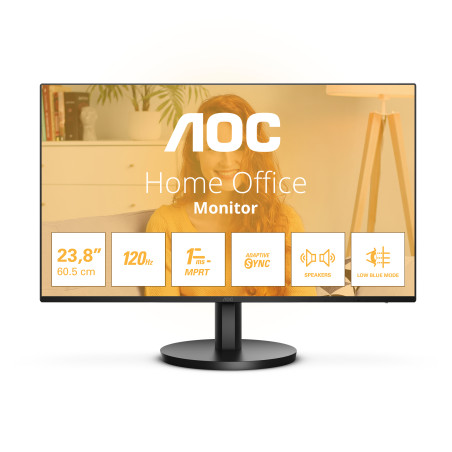 Monitor led 23.8'' aoc 24b3qa2 fhd 1920x1080p/4ms/classe