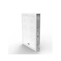 Sistema audio empire stereo con ingresso 140w bianco [hs.quadromic]