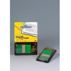 Segnapagina post-it 50 fogli 680-3 verde 25.4x43.6mm [4649]