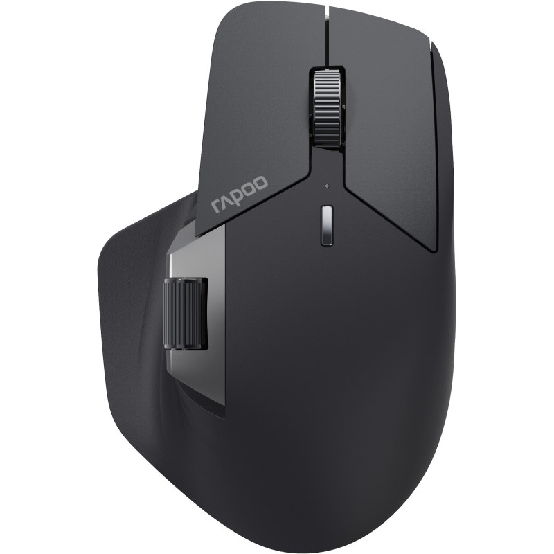 Mouse rapoo t160l ottico wireless bluetooth 3200dpi nero/grigio [12527]