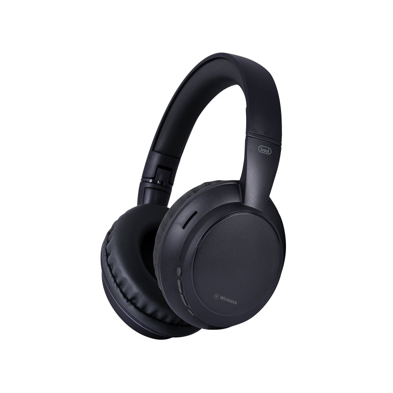 Cuffia trevi dj 12e35 bt a padiglione wireless bluetooth con microfono