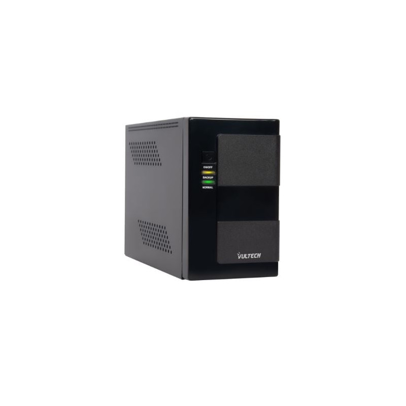 Gruppo di continuita' vultech 650va/350w nero [ups650va-lfp-nas]