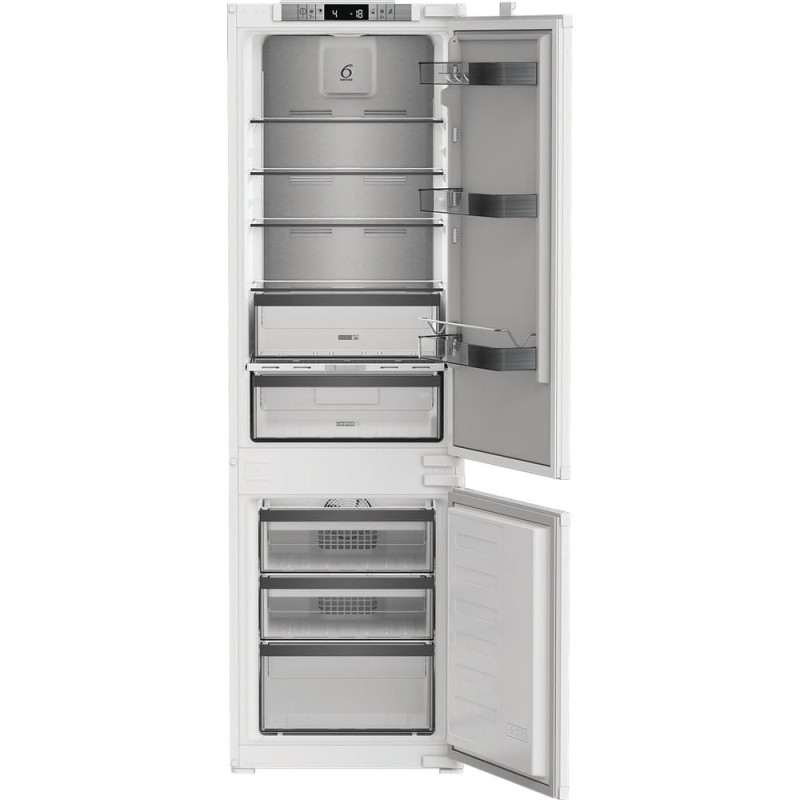 Frigorifero whirlpool retro combinato 254l classe e bianco [whkn