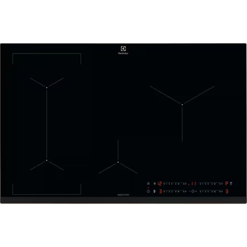 Piano cottura a induzione electrolux lil83441 serie 600 bridge da