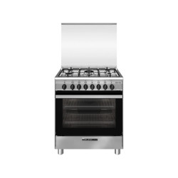 Cucina a gas glem gas specialista sa765mi6 70cm 5 fornelli con forno