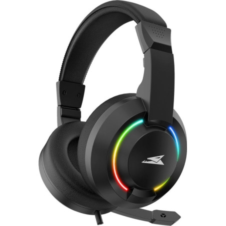 Cuffie baracuda bgh-021 hydra rgb a padiglione 2x3.5mm/usb da