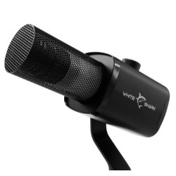 Microfono dinamico white shark udukku dsm-04 cardioide per podcast
