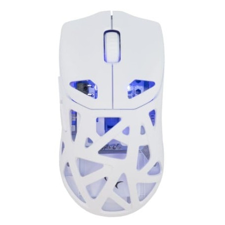 Mouse da gioco white shark dagonet-w ottico wireless 24000 dpi